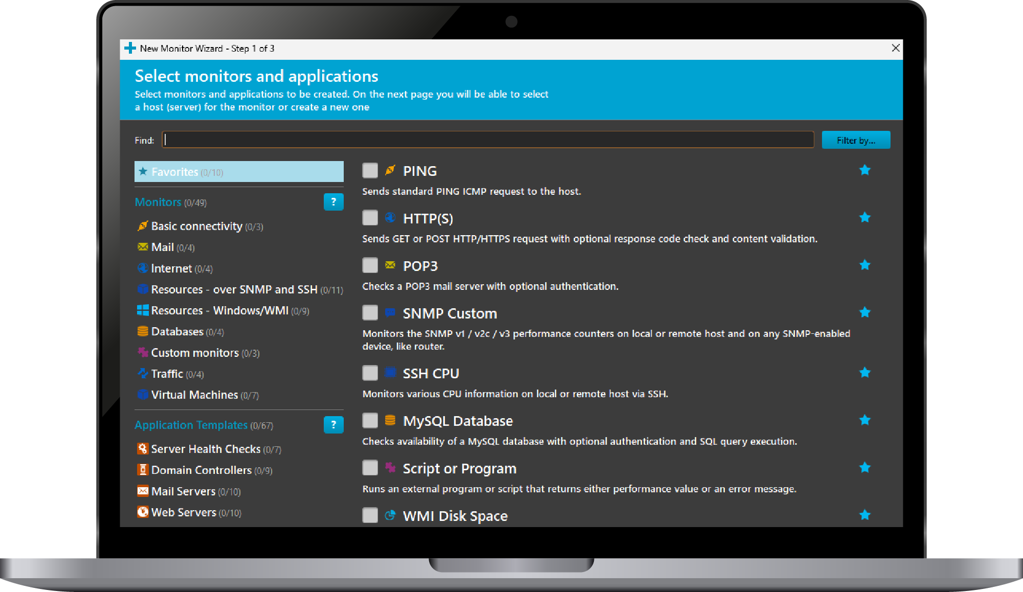 IPNetwork Monitor app screenshot